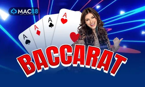 Baccarat card game artwork